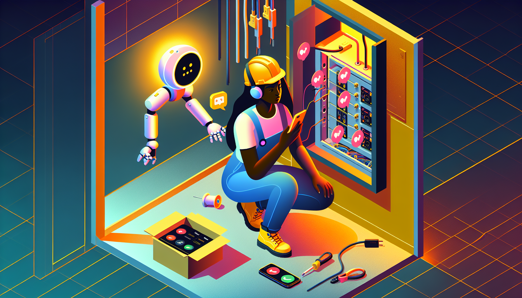 Electricians miss emergency calls on the job. An AI doesn't.